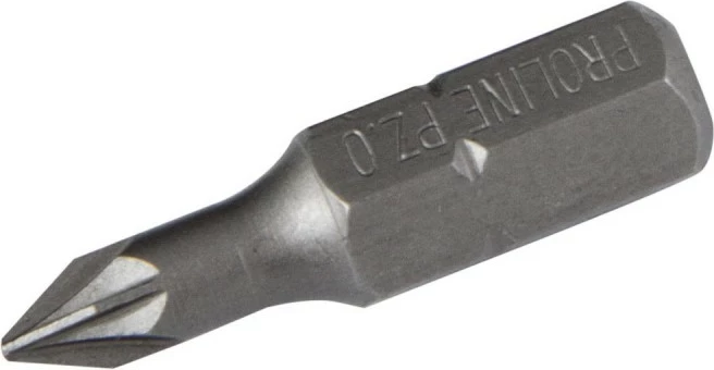 Bit Pozidriv PROLINE 10665 PZ3 25mm 1/4\" 2 copë