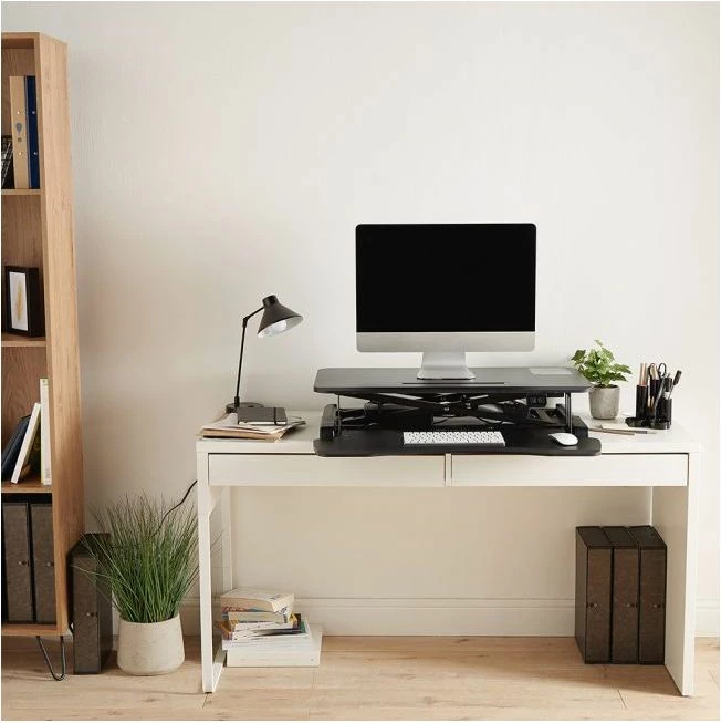 Platformë pune sit/stand elektrike VONHAUS 3000154 80×40cm, lartësi 16–48cm, deri 20kg, e zezë