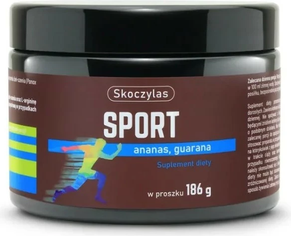 Shtesë ushqimore Skoczylas Sport Pineapple + Guarana 186g