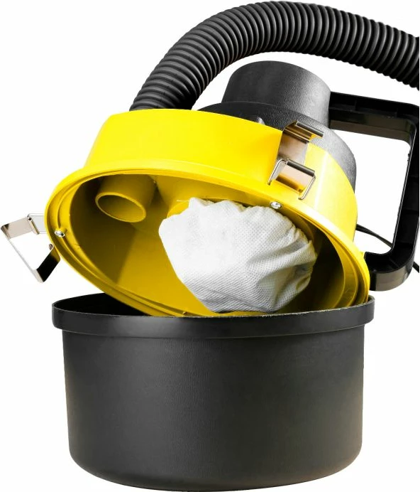 Fshesë me korrent 12V BRUNNER Vortix 0436020N 75W, thithje e thatë/e lagësht, e verdhë/zezë