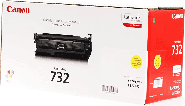 Toner, Canon 732 (6260B002) rendiment 6400 faqe, e verdhë