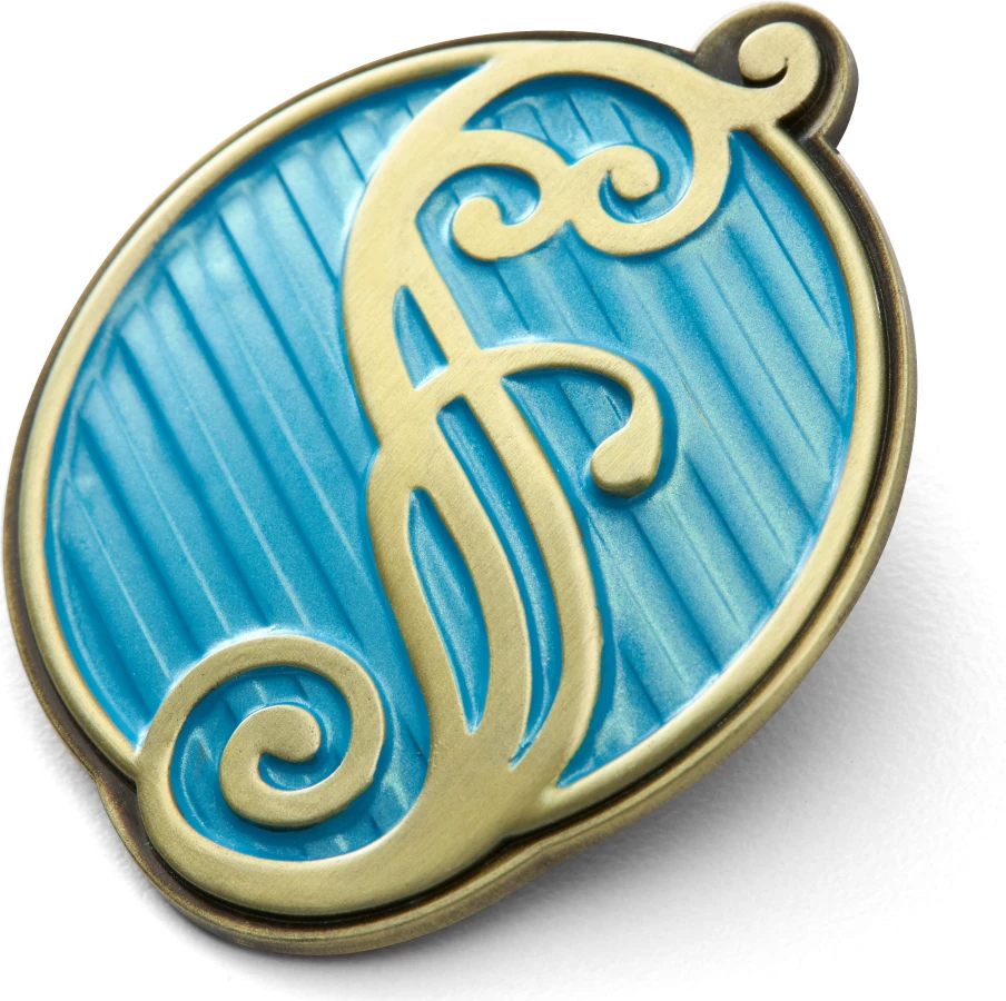 Pin koleksionues Noble Collection Wicked Shiz University 3 cm, blu/ari