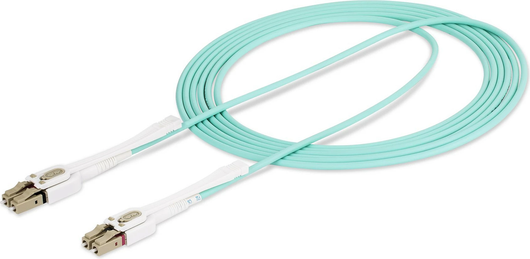 Kabllo fiber optike StarTech 3m LC-LC OM4 100Gbps LSZH, aqua