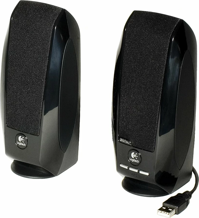 Altoparlantë Logitech S150 stereo USB 1.2 W, set 2 copë, të zeza