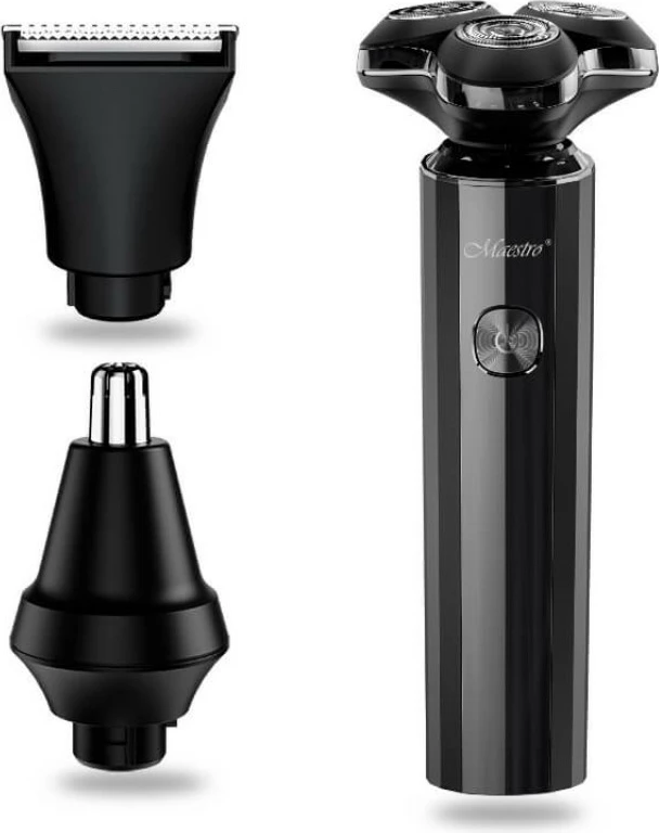 Makinë rroje 3-në-1, Feel-Maestro, MR-676, USB-C, 800 mAh, 90 min, IPX7, e zezë, set