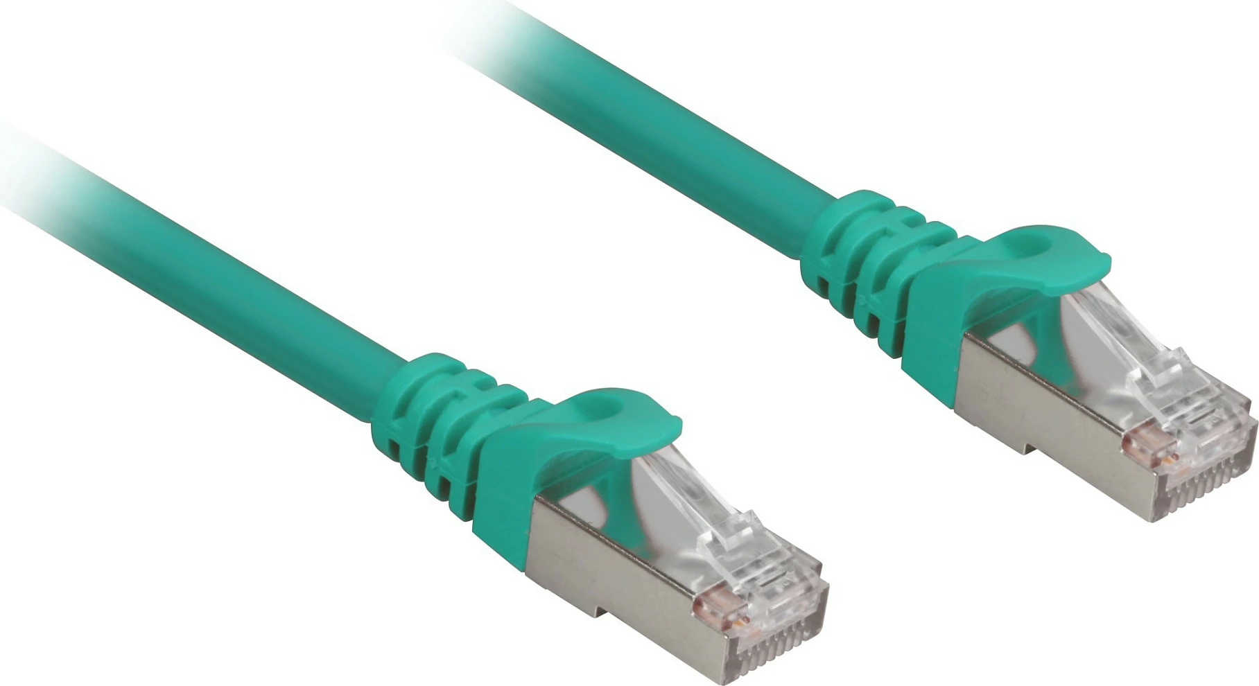 Kabllo rrjeti Sharkoon RJ45 Cat.6a S/FTP, 5 m, LSOH, e gjelbër
