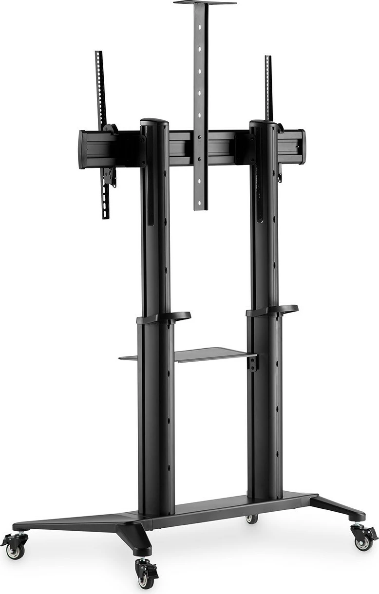 Karrocë prezantimi Digitus për TV 70-120 inç, 140kg, e zezë