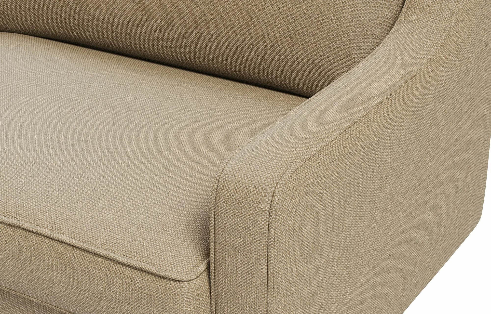 Karrige një vendëshe Robin 1, ngjyrë Beach, këmbë Walnut