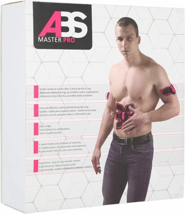Masazhator elektrostimulues muskujsh HMS ABS Master Pro Multi Set