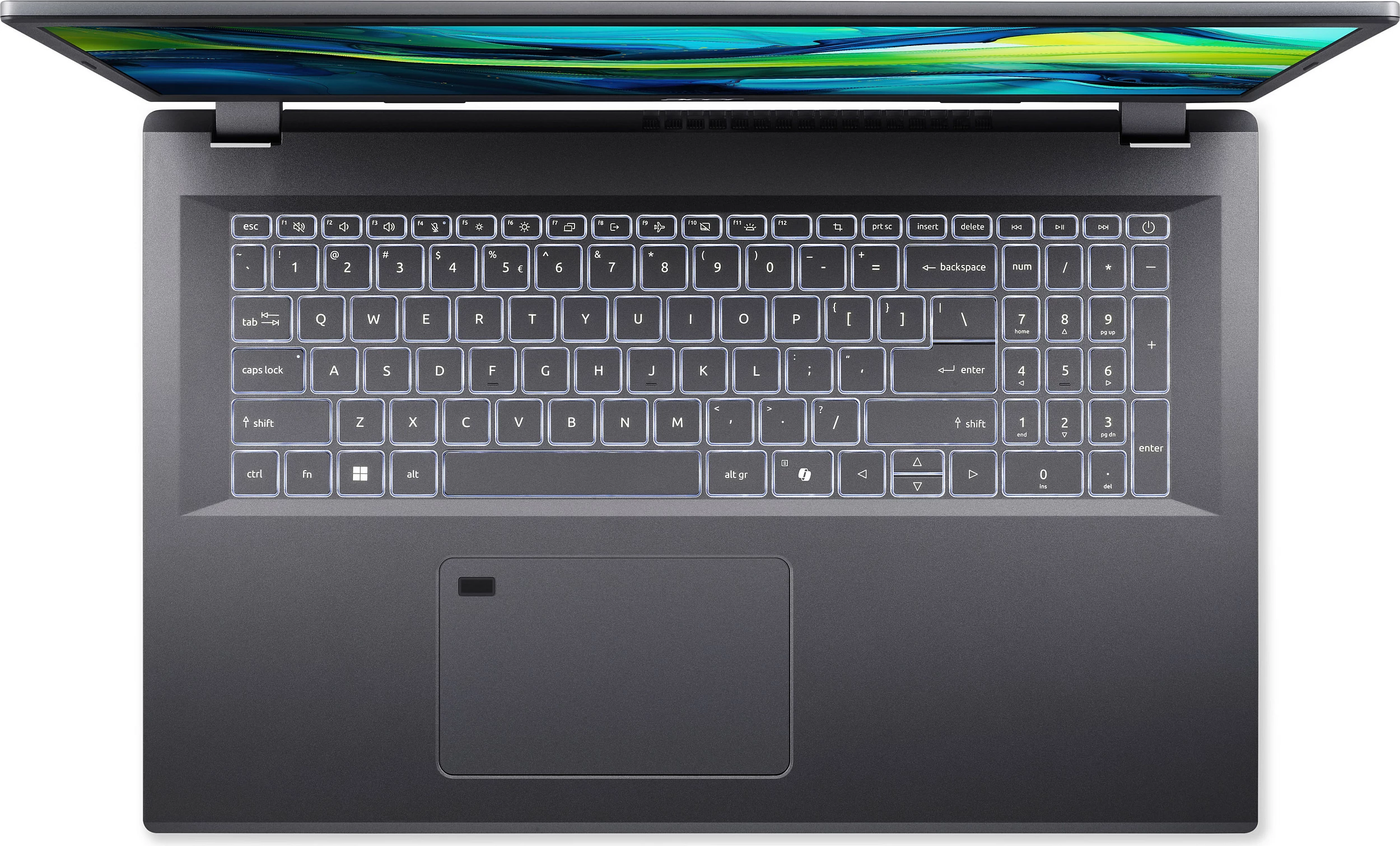 Laptop Acer Aspire 17 A17-51M-70AS, Core 7-150U, 16GB RAM Memorje, 1TB SSD, 17.3" FHD, Windows 11 Home, Steel Gray