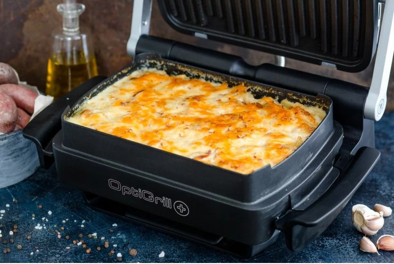 Grill elektrik Tefal Optigrill+ XL GC724D, zi/metalik