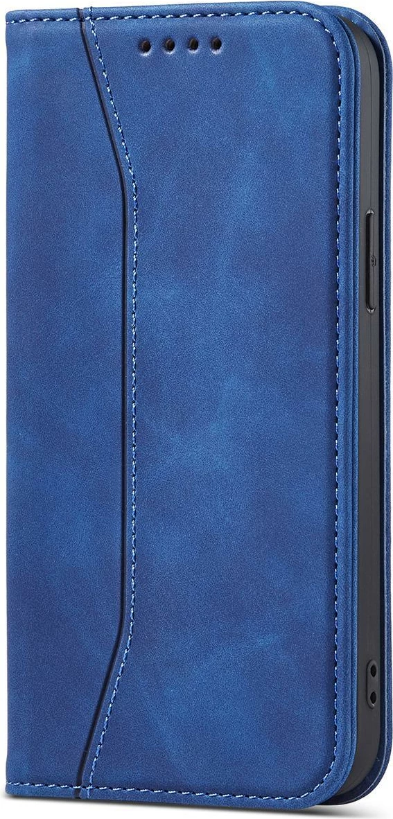 Mbështjellës Hurtel Magnet Fancy Case për iPhone 14 Pro, me kapak, portofol dhe mbajtëse, kaltër