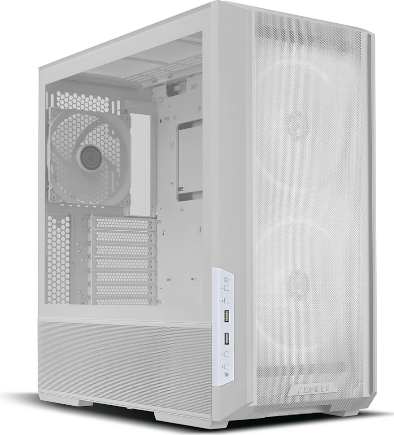 Panel I/O Lian Li LAN216-1W me kontrollues ARGB, për kasë LANCOOL 216, i bardhë