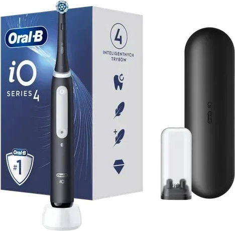 Furçë dhëmbësh elektrike Braun Oral-B iO 4, për të rritur, e zezë