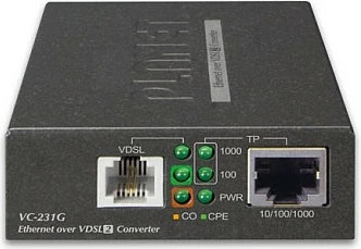 Konvertues Ethernet-VDSL2 Planet VC-231G, 1x RJ45 10/100/1000, Plug & Play, i zi