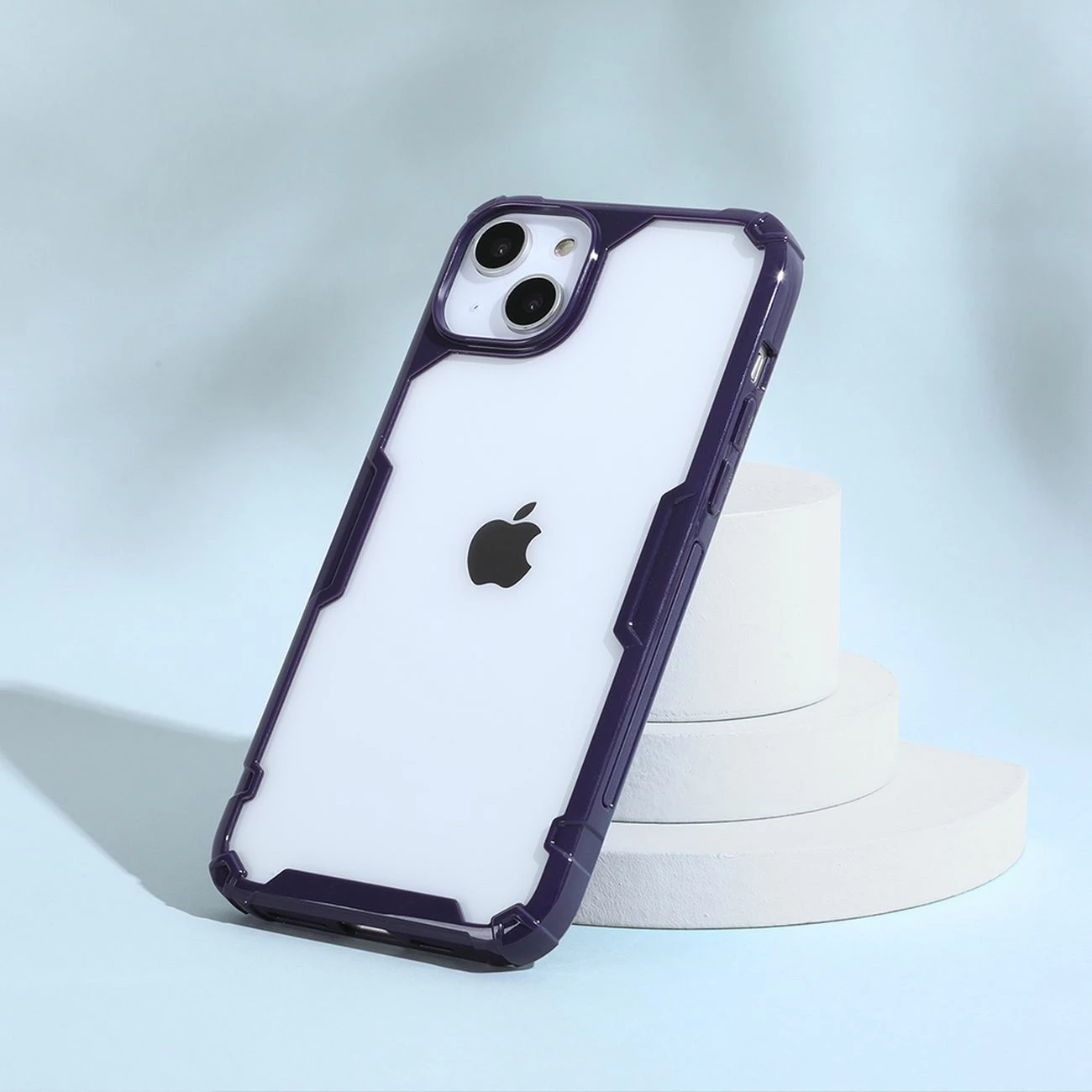 Mbështjellës Nillkin Nature Pro për iPhone 14, transparent/blu