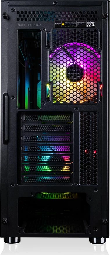 Kasë Modecom Volcano Amirani ARGB (AT-AMIRANI-PG-10-000000-0002), Midi Tower ATX, USB-C, pa PSU, e zezë