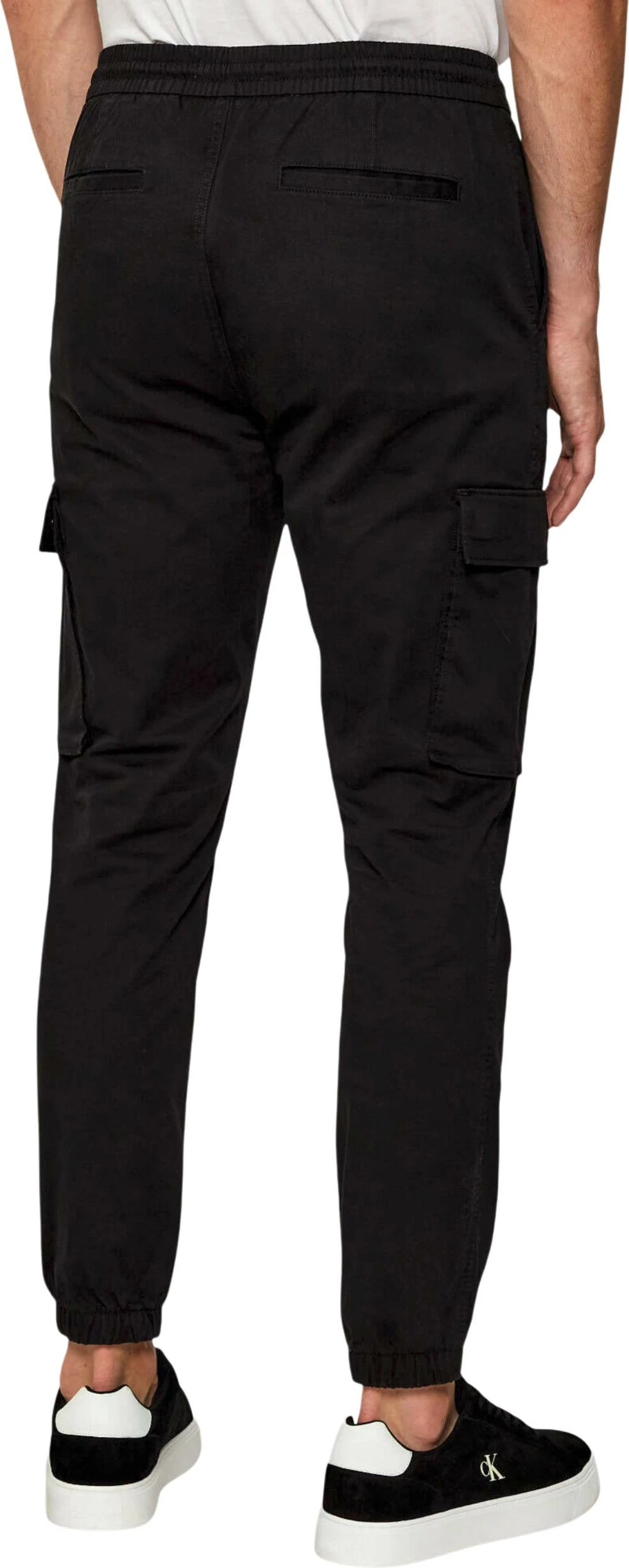 Pantallona për meshkuj Calvin Klein Jeans SKINNY ELASTIC TWILL LV04RD608G, të zeza