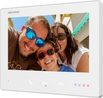 Video-interfon Hikvision DS-KH7300EY-WTE2, 7 inç, i bardhë
