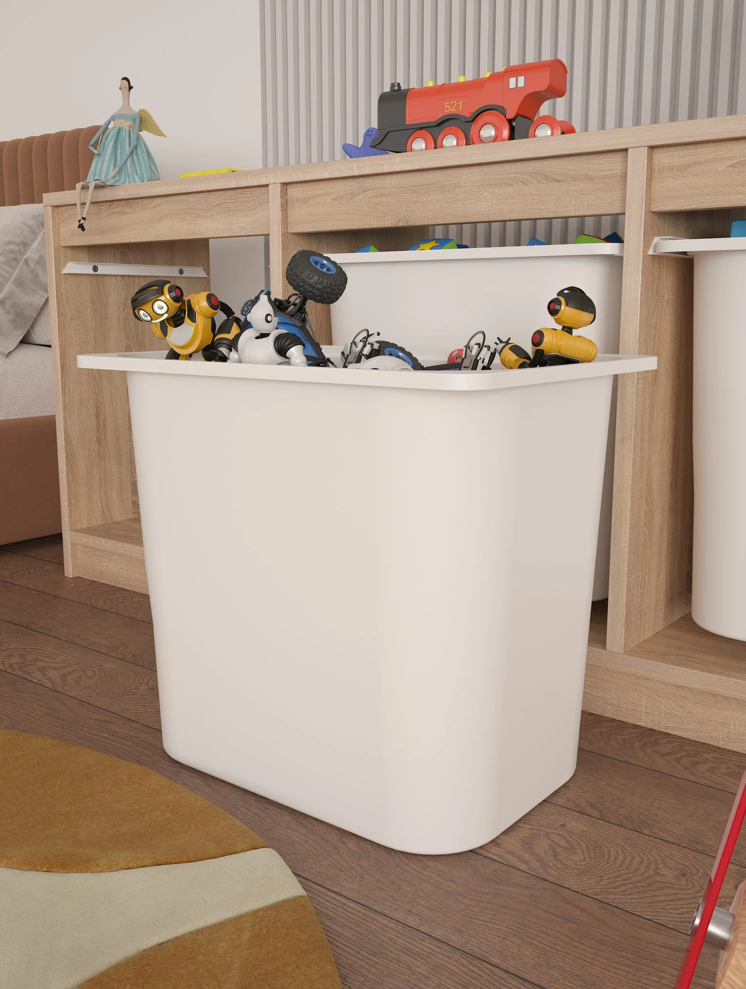 Dollap multifunksional Hanah Home, Sonomo, i bardhë