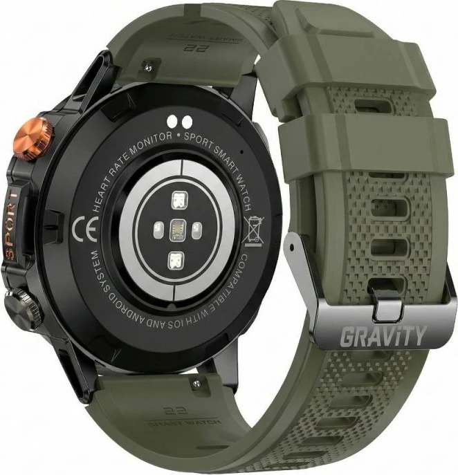 Smartwatch Gravity GT20-7, i zi, 2 rripa