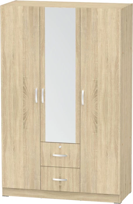 Dollap treshe Dillion melaminë sonoma 120x52x190cm