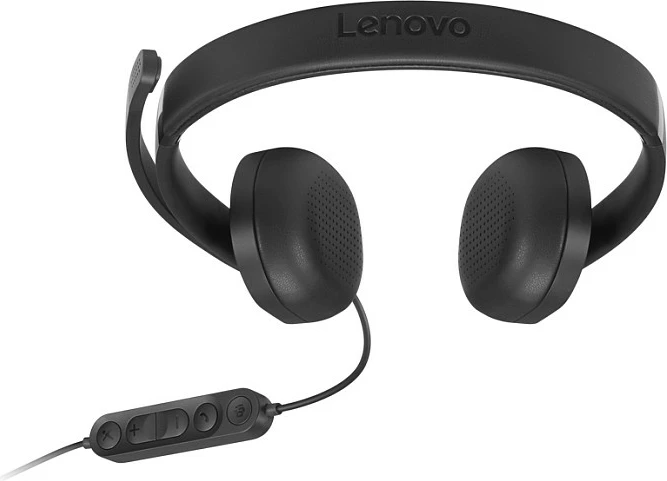 Kufje me mikrofon Lenovo 5000 Teams, USB-C, me kabllo 1.9 m, të zeza