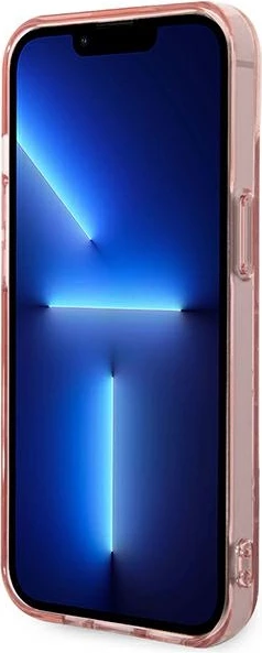 Mbështjellës Karl Lagerfeld Mono Vertical Stripe për iPhone 14 Plus 6.7", Rozë