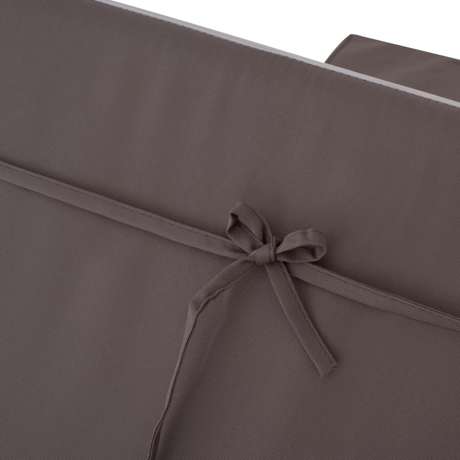 Jastëk për shezlong, poliester, gri, Sifnos, FH11235.10P, 198(119+1+78)x70x10cm