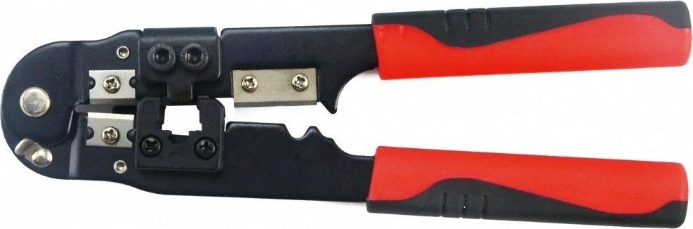 Vegël krimpimi Gembird T-WC-03, 3-në-1, për RJ45, e zezë/kuqe