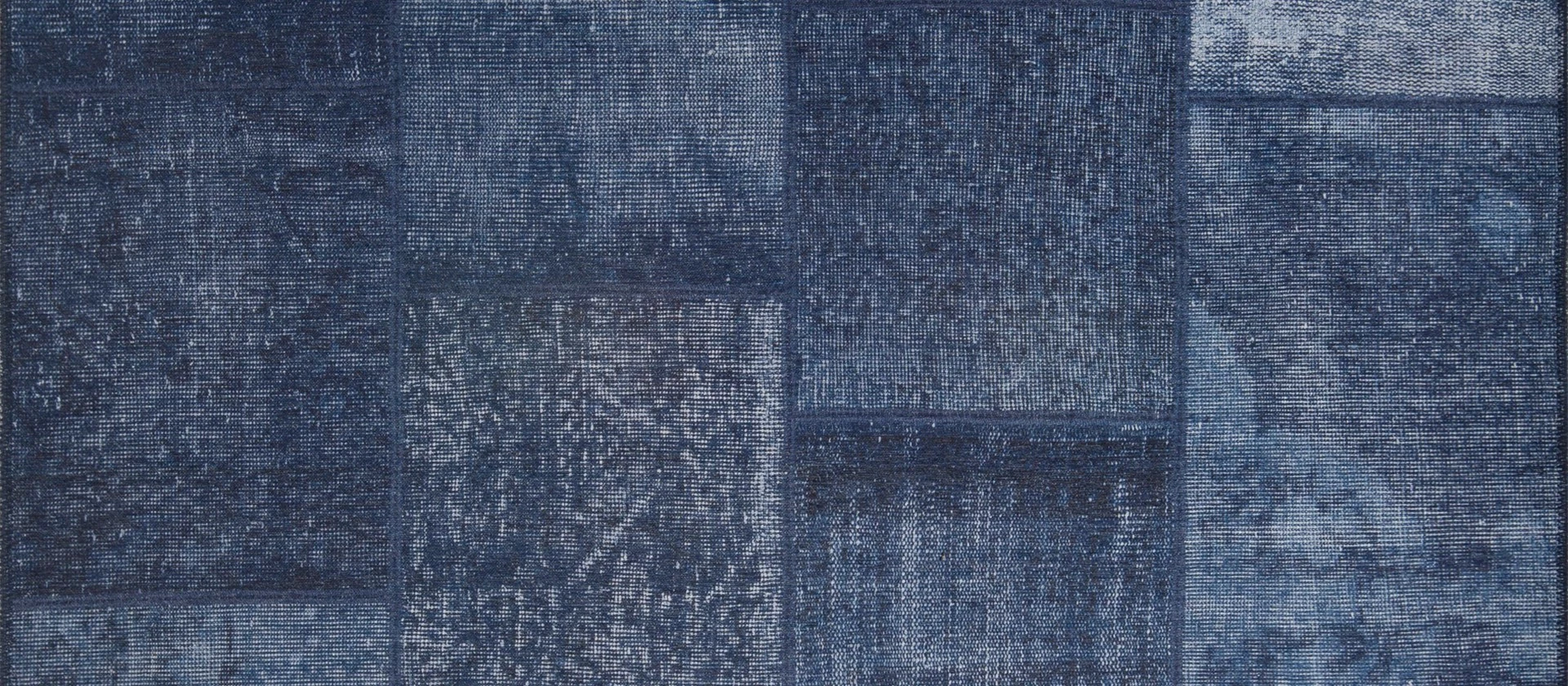 Qilim Conceptum Hypnose Jazz Chenille, 210x310cm, ngjyrë kaltër e errët