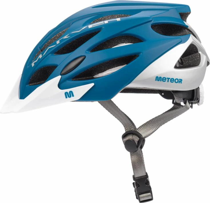 Helmetë biçiklete Meteor Marven 24781, kaltër/gri [Madhësia: Standarde]