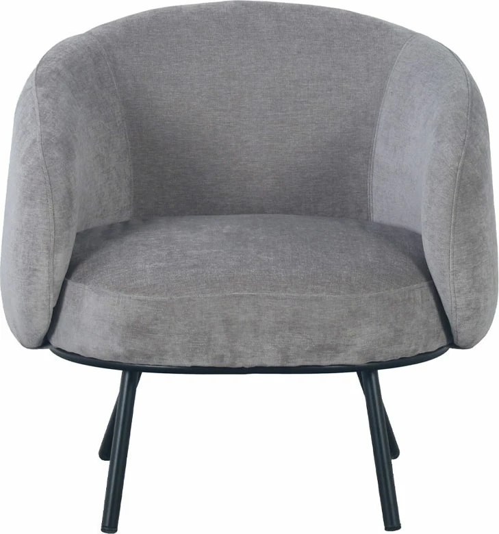 Karrige e ulët Malu, ngjyrë gri, 74x68x74