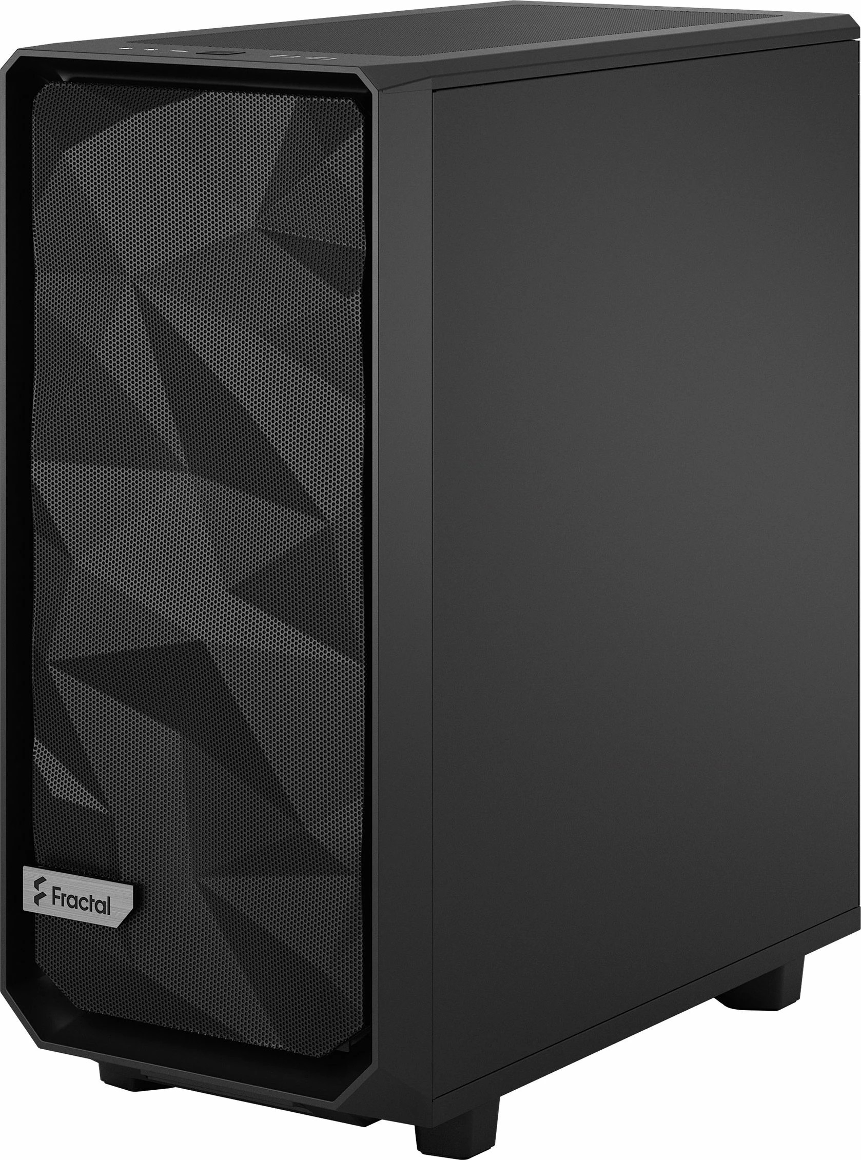 Kasë Fractal Design Meshify 2 Compact Solid FD-C-MES2C-01, Midi Tower ATX, pa dritare, e zezë