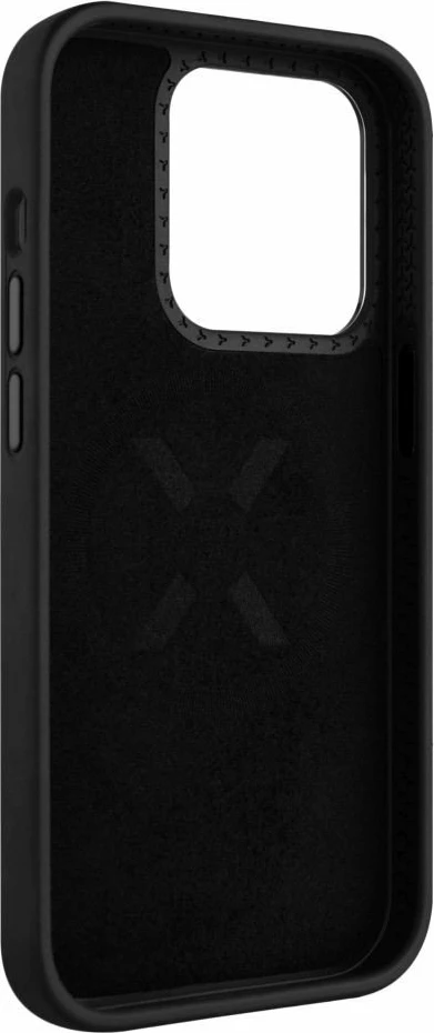 Mbështjellës prapa Fixed MagFlow FIXFLM2-1601-BK për Apple iPhone Air, silikon i lëngshëm, i zi