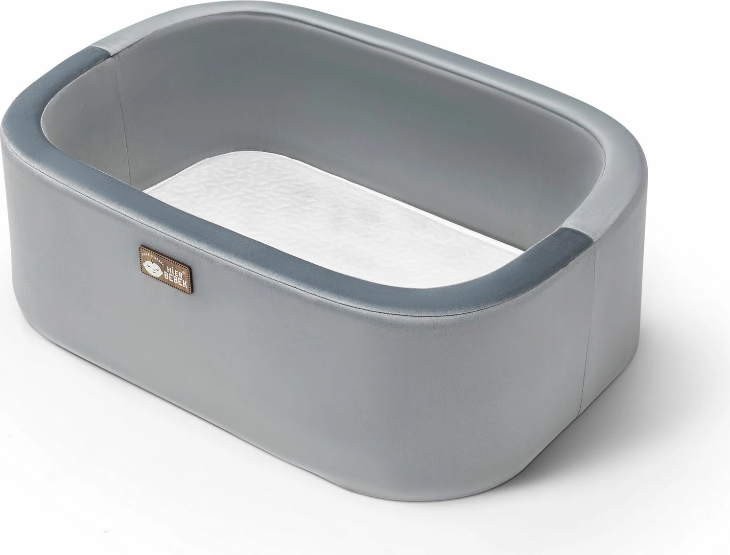 Djep për fëmijë, ngjyrë gri dhe ari, Skye Decor