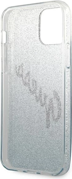 Mbështjellës Guess GUHCP12MPCUGLSBL për iPhone 12/12 Pro 6.1", Glitter Gradient, Blu