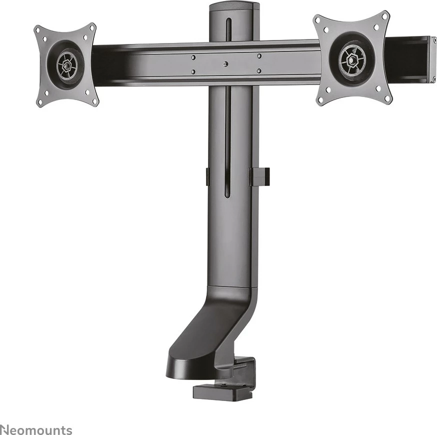 Mbajtës tavoline Neomounts FPMA-D860DBLACK, 2 ekrane, 27", i zi