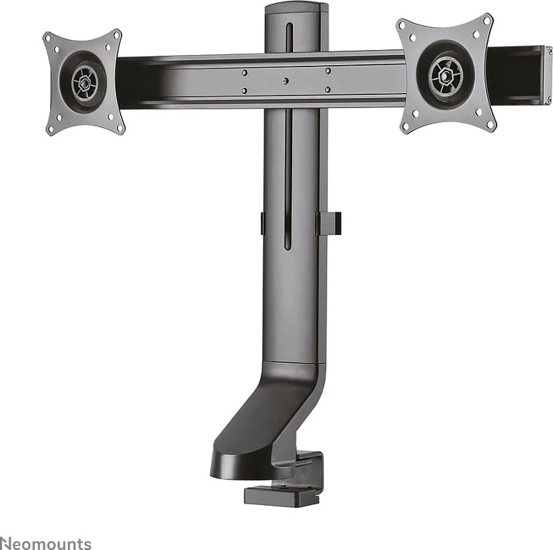 Mbajtës tavoline Neomounts FPMA-D860DBLACK, 2 ekrane, 27", i zi