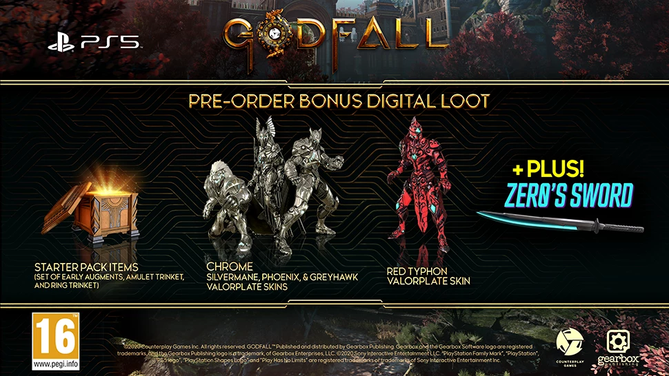 Lojë për PS5 Gearbox Publishing Godfall