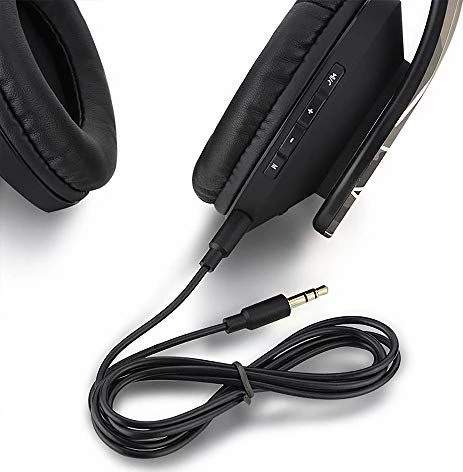 Kufje Bluetooth stereo PowerLocus PWL-P2-PAR, mikrofon, MicroSD/TF, FM, 15 orë, Kafe