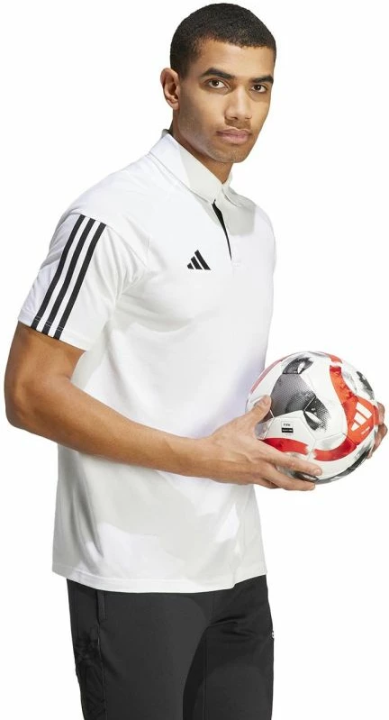 Maicë adidas Tiro 23 Competition Polo për meshkuj, e bardhë [Madhësia: S]