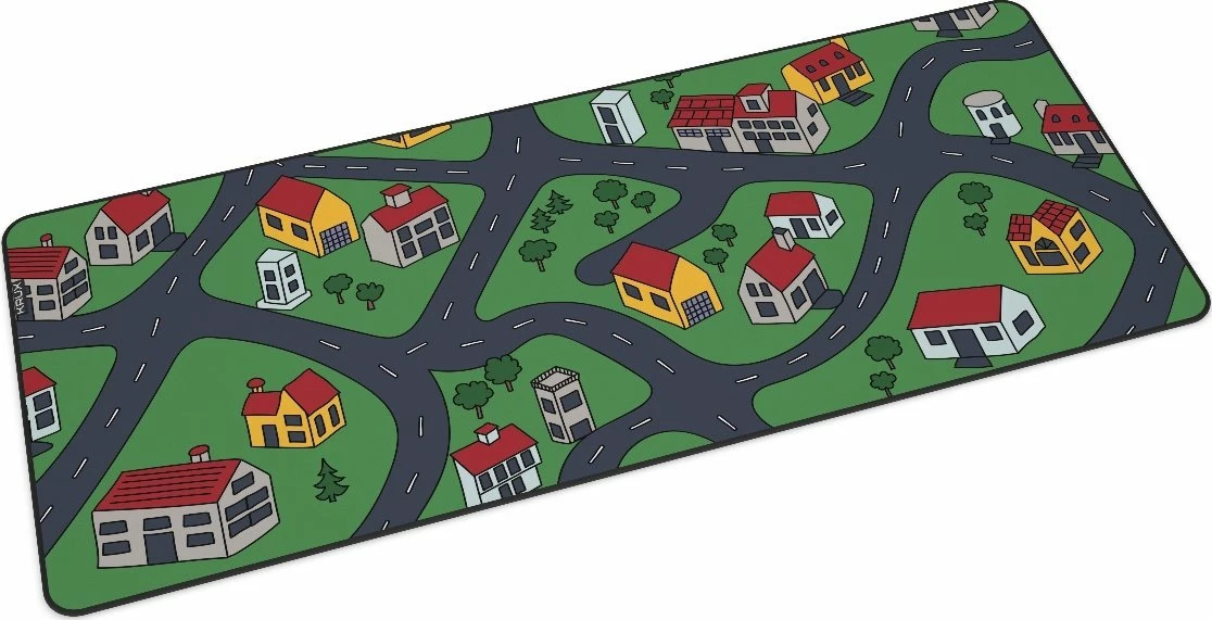 Mauspad Krux Space City KRXG001 XXL 97x40cm 3mm, shumëngjyrësh