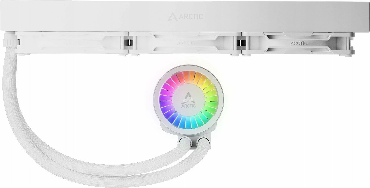 Sistem ftohje me lëng Arctic Liquid Freezer III Pro 420 A-RGB (ACFRE00189A), radiator 420mm, 3x140mm, ARGB, Bardhë