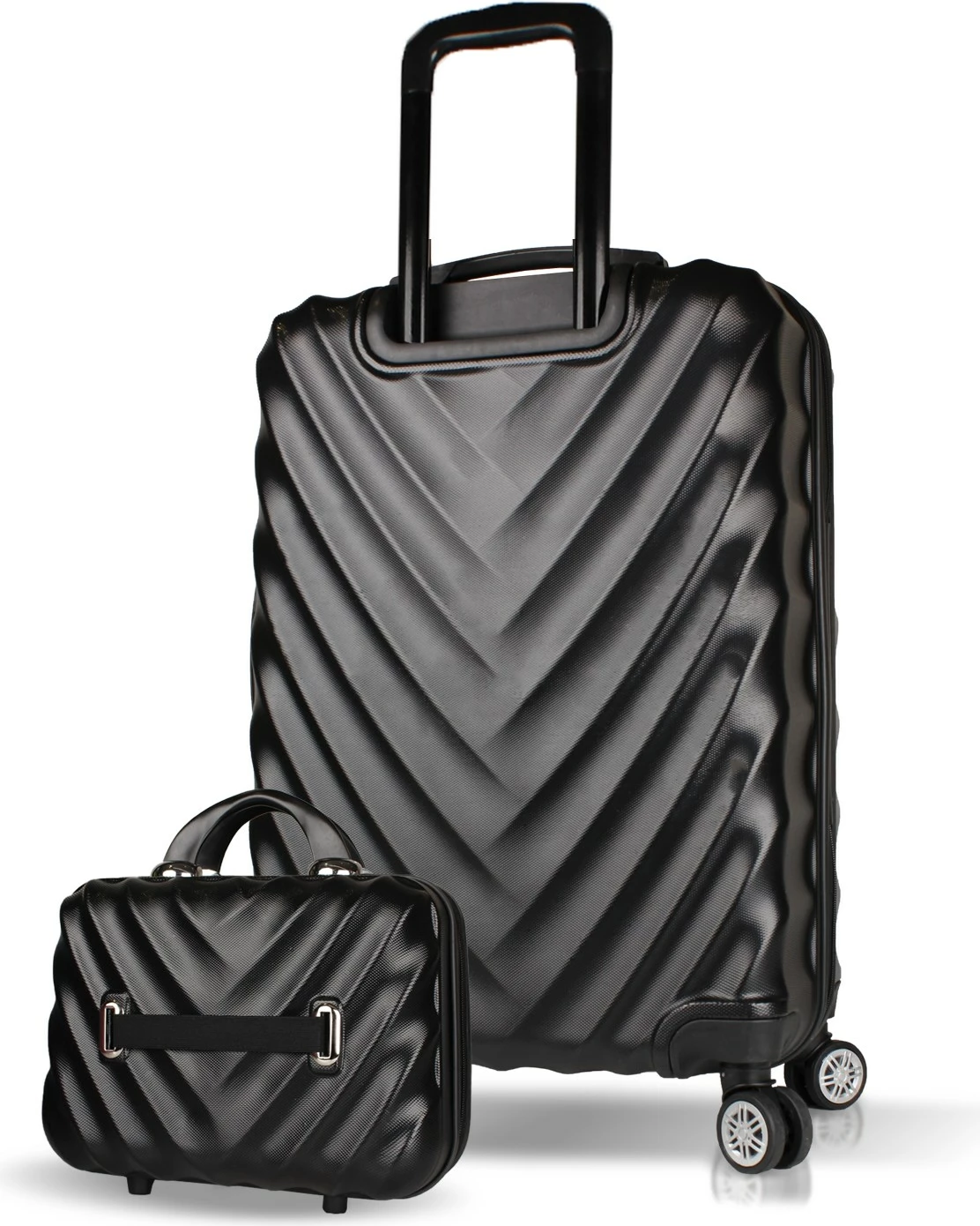 Set valixhesh (2 copë), Zoozie Bags, 7422, ngjyrë e zezë