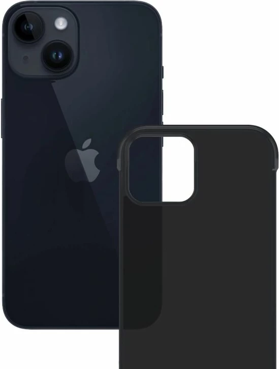 Kllapë telefoni 3mk Just20g Matt për iPhone 15, e zezë