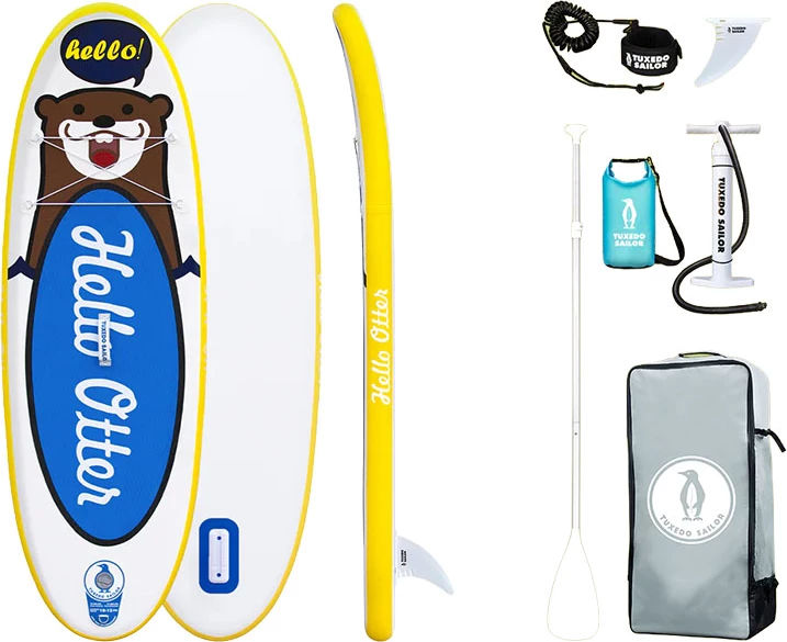 Dërrasë SUP e fryshme për fëmijë FunWater Tuxedo Sailor SUPTS08B 2.4 m, 240×76×10 cm, maks. 77 kg, set 7-në-1, blu