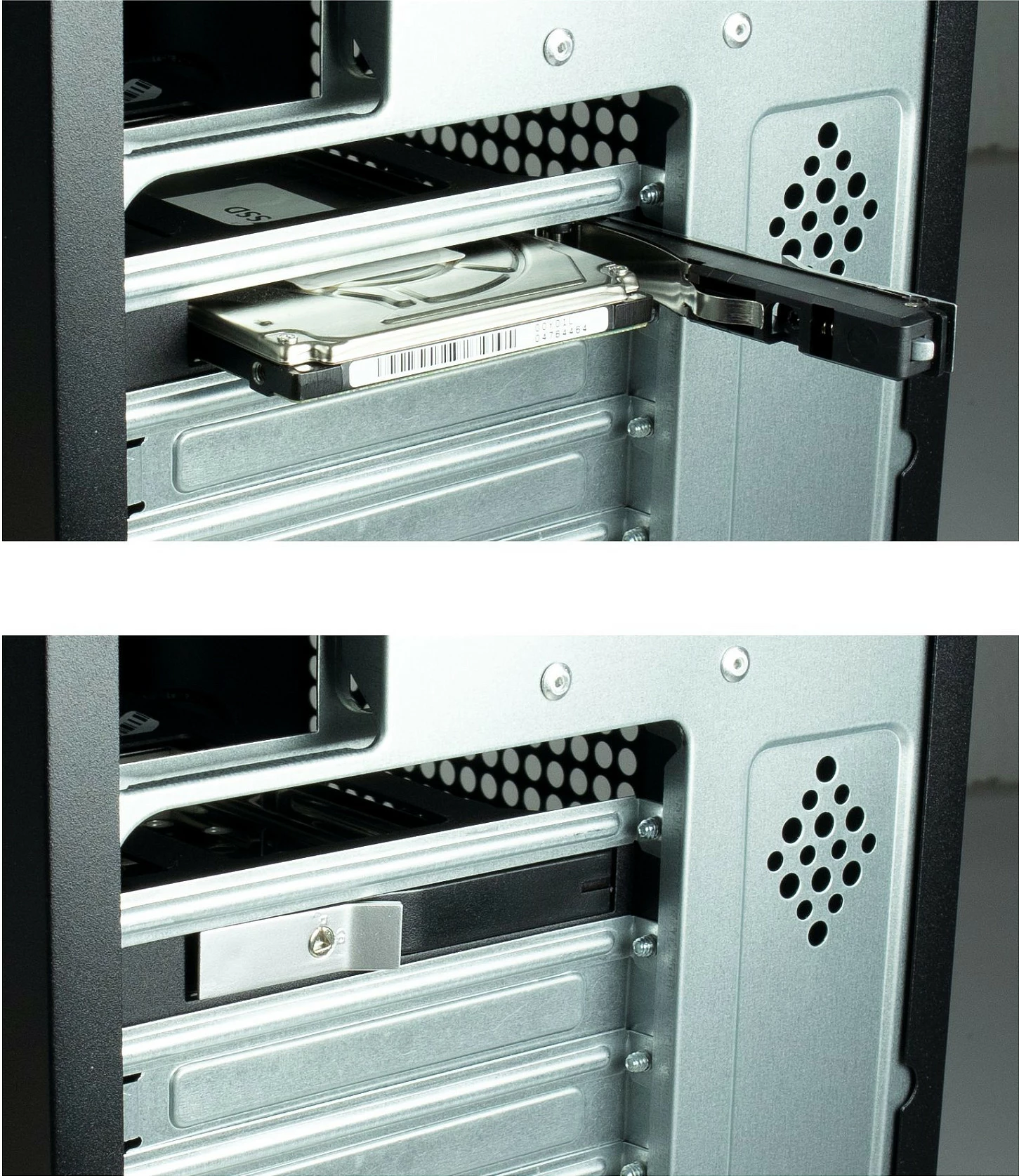 Kornizë ndërruese Inter-Tech ST-8213PCI, për HDD/SSD 2.5", montim 1xPCI Slot, e zezë