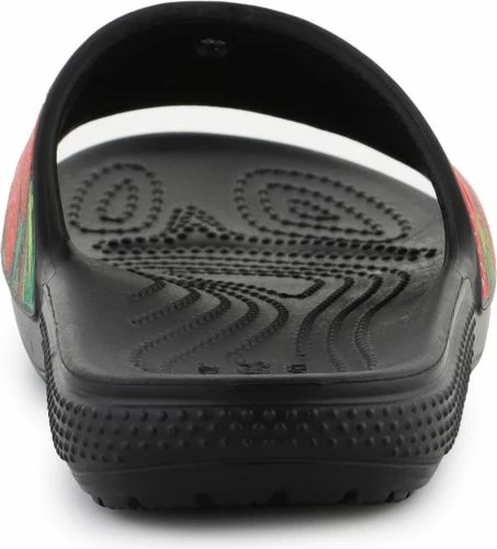 Atlete për femra Crocs, Classic Hyper Real Slide, të zeza dhe të kuqe [Madhësia: 36 - 37]