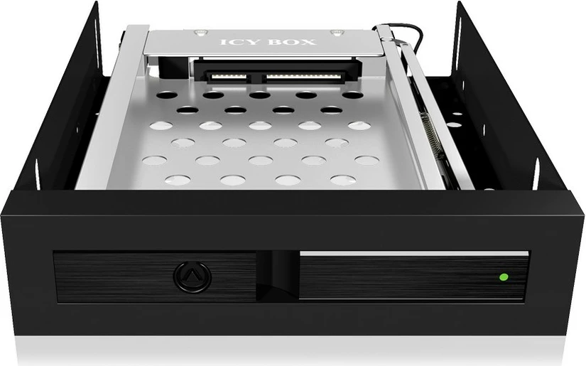 Kasë IcyBox IB-2217StS për HDD/SSD 2.5", e zezë